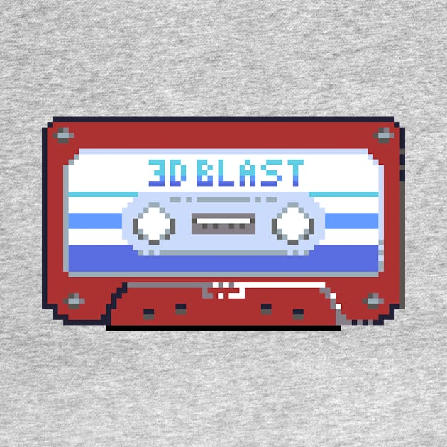 Pixel Cassette Shirt by Forever3DBLAST